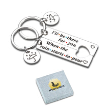 Load image into Gallery viewer, Best Friend Keychain for Women Men Friends TV Show Gifts for Boyfriend Girlfriend Husband Wife Birthday Christmas Wedding Valentine Couple Gift for BFF Friendship Sister Besties Jewelry 2Pcs