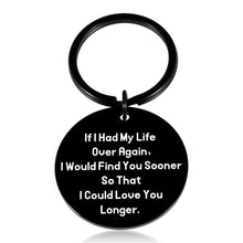 Load image into Gallery viewer, Valentines Day Gift Keychain for Boyfriend Husband from Girlfriend Wife Anniversary Birthday Wedding Keyring Gift for Couples Him Her Fiancé from Fiancée Christmas I Love You Gift for Women Men