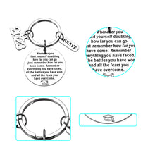 Load image into Gallery viewer, 2023 Graduation Gifts Keychain for Him Her Class Of 2023 Gift for College Middle High School Ph.D. Graduation Gift 2023 Senior Grad Master Nurse Graduates Inspirational Gift for Women Men Son Daughter