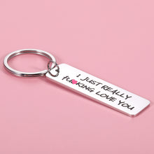 Load image into Gallery viewer, Couple Keychain Gifts for Him Her Birthday Wedding Anniversary Gift For Boyfriend Husband Fiance from Girlfriend Wife I Love you Present for Friends BFF Valentine Christmas for Women Men Engagement