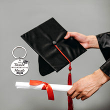 Load image into Gallery viewer, 2023 Graduation Gifts Keychain for Him Her Funny Class of 2023College Middle High School Graduation Gift Keychain University Ph.D. Grad Gift for Seniors 5th 8th Grade Kids Boys Girls