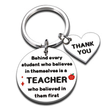 Load image into Gallery viewer, Teacher Appreciation Gift Keychain Thank You Gifts Bulk for Teacher Mentor Principal Teacher’s Day Presents for Preschool Teachers Summer Back to School End of Year Birthday Present from Student
