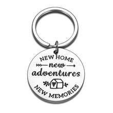 Load image into Gallery viewer, New Home Housewarming Gift for New Homeowner 2023 First Homeowner Badge Holder Keyring for Couple Friend Daughter Son New House Key Chain for Family BFF Coworker Real Estate Closing Moving in Gifts