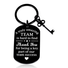 Load image into Gallery viewer, Appreciation Gifts for Coworkers Christmas Stocking Stuffers for Work Bestie Coworker Team Appreciation Gifts for Women Men Workmates Friend Colleague Coworker Leaving Gift Keychain in Bulk