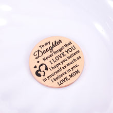 Load image into Gallery viewer, Daughter Gift from Mom Chirsatams Stocking Stuffers for Teenager Girl Graduation Birthday Pockey Hug Token for Daughter Inspirational Gifts for Teenage Girls 16th18th21st Birthday Wedding Gifts Token