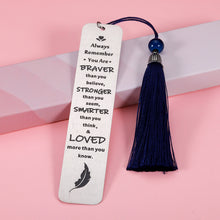Load image into Gallery viewer, Inspirational Bookmarks Gift for Women Men Kids Bookmark with Tassel Book Lovers Birthday Christmas Graduation Gifts for Friends Son Daughter Gift from Mom Dad Teacher Get Well Soon Gifts Book Marks