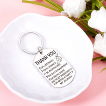 Load image into Gallery viewer, Thank You Gift Keychain for Boss Lady Mentor Appreciation Key Chain Gifts for Teacher Coach Birthday Christmas Leaving Retirement Gift for Leader Coworker Office Farewell Gift for Employee Manger