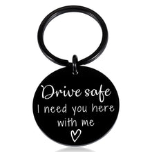 Load image into Gallery viewer, Boyfriend Gifts from Girlfriend Stocking Stuffers for Boyfriend Husband Drive Safe Keychain Valentines Gifts Keychain for Son Daughter Husband Birthday Present from Wife Fiance Couple Gifts
