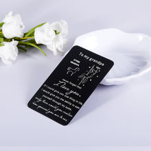 Load image into Gallery viewer, Grandpa Christmas Gifts Stocking Stuffers Gift Wallet Metal Card Unique Gifts for Grandpa Fathers Day Gift Best Grandfather Gifts from Grandson Granddaughter Granddad Poppy Valentines Day for Opa