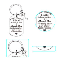 Load image into Gallery viewer, Employee Appreciation Gifts Coworker Leaving Gifts Keychain for Women Men Bulk Office Thank You Gifts for Coworkers Colleagues Retirement Goodbye Birthday Christmas Present for Supervisor Mentor