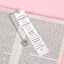 Load image into Gallery viewer, to My Daughter Stocking Stuffer for Teen Girls Gift to My Daughter ChristmasBirthday Gifts for Daughter Inspirational Bookmark Gifts for Teenage Girls 18th 21st Wedding Mothers Day Graduation Gifts