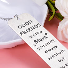 Load image into Gallery viewer, Best Friend Gifts for Women Friendship Christmas Stocking Stuffers for Women Birthday Book Mark Girls Teens Booklovers Galentines Valentines Day Gifts for Best Friend BFF Good Friends