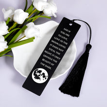 Load image into Gallery viewer, Moon Phases Art Bookmark for Booklovers Phases of The Moon Bookmark with Tassel for Women Men Celestial Space Cosmic for Kids Teens Students Teachers Reading School Library Office Accessories