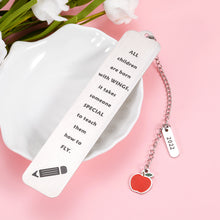 Load image into Gallery viewer, Teacher Appreciation Gifts Bookmark for Women Men, 2022 Thank You Teacher Graduation Gifts Bookmark for Teachers Mentor Tutor Teacher Birthday Gifts for Preschool Teacher Bookmark Booklovers Librarian