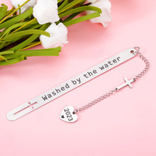 Load image into Gallery viewer, Baptism Gifts Bookmark for Girl Boys 2023 Christian Confirmation Gifts for Girls First Communion Christening Gifts for Goddaughter Godson Godchild Baby Girl Adult Baptism Gifts for Teen Religious Gift