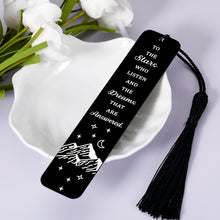 Load image into Gallery viewer, ACOTAR Bookmark Gift for Women Men A Court of Thorns and Roses Merchandise Book Mark for Acotar Fans Book Lovers Reader Birthday Christmas Inspirational Gift for Female Male Friends Double-Sided