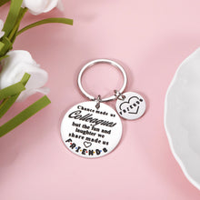 Load image into Gallery viewer, Coworker Leaving Gifts Keychain for Women Men Appreciation Goodby Office Keyring for Boss Colleagues Work Friends Farewell Retirement Gifts for Leader Employees Birthday Christmas Stocking Stuffer