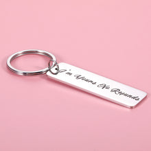 Load image into Gallery viewer, Couple Keychain Gifts for Boyfriend Birthday Wedding Anniversary Funny Gifts for Him Her Husband Fiance from Girlfriend Wife to Hubby Valentine Engagement Christmas Present for Groom Bride Women Men