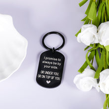 Load image into Gallery viewer, Valentines Gift for Boyfriend Husband from Wife Girlfriend Birthday Wedding Anniversary Keychain for Fiance Fiancee Groom Bride Couple Gifts for Women Men Christmas Thanksgiving Present for Her Him