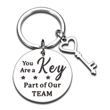 Load image into Gallery viewer, Boss Gift Thank You Keychain Employee Appreciation Gifts in Bulk for Colleague Boss Lady Supervisor Team Leader Mentor Friend Retirement Coworker Going Away Farewell Goodbye Gift Birthday Christmas