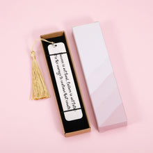 Load image into Gallery viewer, Inspirational Gifts Bookmark for Women Men Book Lovers Christmas Graduation Birthday Present for Daughter Son Teen Girls Boys Encouragement Bookmark with Tassel for Friends Coworker Stocking Stuffer