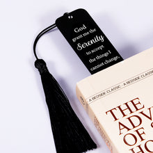 Load image into Gallery viewer, Sobriety Recovery AA Gifts Bookmark for Women Men Serenity Prayer Gift Christian Bookmark After Surgery Cancer Survivor Gifts Book Mark Inspirational Addiction Birthday Christmas Gifts for Friends