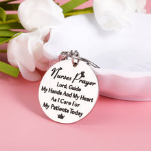 Load image into Gallery viewer, Nurse Keychain Gifts for Women RN Nurses Prayer Gifts for Medical Students Nurse Day Graduation Gift for Professional Nurses Inspirational Valentines Christmas Present for Girls Nurses Practitioner