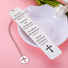 Load image into Gallery viewer, Christian Gifts for Women Christmas Stocking Stuffer Bible Verse Bookmarks Inspirational for Women Men Religious Scripture Gifts for Baptism Faith Birthday Present for Son Daughter First Communion