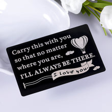 Load image into Gallery viewer, Wallet Card Birthday Christmas for Boyfriend Husband Anniversary Valentines Card for Family Son Daughter Wedding Engagement Gift for Groom Bride Fiance Fiancee Mini Love Note Stocking Stuffers