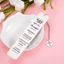 Load image into Gallery viewer, Inspirational Christian Bookmark Gifts for Women Bible Verse Bookmark for Girls Daughter Book Lovers Birthday Christmas Stocking Stuffers for Female Friend Sister Baptism Religious Church Bulk Gifts