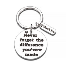 Load image into Gallery viewer, Coworker Appreciation Gift Keychain Thank You Present for Colleague Work Friends Farewell Goodbye Moving Key Chian for Boss Leader Office Team Gifts for Employees Christmas Birthday