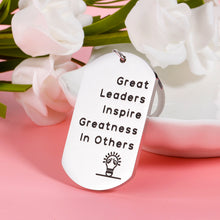 Load image into Gallery viewer, Boss Leader Appreciation Gift for Women Men Christmas Birthday Retirement Keychain for Manager Supervisor Bosses Office Presents for Employer Work Friends Boss Lady Thanksgiving Goodbye Going Away