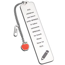 Load image into Gallery viewer, Teacher Appreciation Gifts Bookmark for Women Men, 2022 Thank You Teacher Graduation Gifts Bookmark for Teachers Mentor Tutor Teacher Birthday Gifts for Preschool Teacher Bookmark Booklovers Librarian
