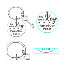 Load image into Gallery viewer, Boss Gift Thank You Keychain Employee Appreciation Gifts in Bulk for Colleague Boss Lady Supervisor Team Leader Mentor Friend Retirement Coworker Going Away Farewell Goodbye Gift Birthday Christmas