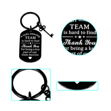 Load image into Gallery viewer, Appreciation Gifts for Coworkers Christmas Stocking Stuffers for Work Bestie Coworker Team Appreciation Gifts for Women Men Workmates Friend Colleague Coworker Leaving Gift Keychain in Bulk