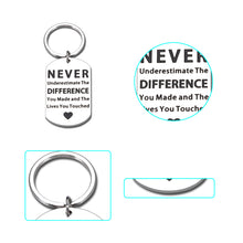 Load image into Gallery viewer, Appreciation Gift Keychain for Employees Teachers Thank You Leaving Goodbye Gift for Boss Leader Coach Coworkers Retirement Going Away Office Keyring for Social Workers Women Men Team Members