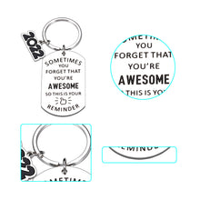 Load image into Gallery viewer, Class of 2022 Gift Keychain for Him Her 2022 Graduation Gift for High School Seniors College Students 2022 Inspirational Gifts Bulk for Medical Nurse Lawyer Student Boy Girl Son Daughter from Teacher
