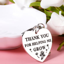 Load image into Gallery viewer, Thank You Gift Keychain for Teacher Coach from Students Appreciation Key Chain Gifts for Mentor Tutor Nanny Christmas Birthday Present for Preschool Teachers Babysitter Teacherâs Day Stocking Stuffers
