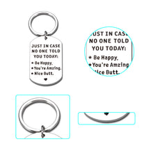 Load image into Gallery viewer, Inspirational Love Quote Gifts Keychain for Husband Boyfriend from Wife Girlfriend Positive Christmas Anniversary Valentines Gifts Keyring for Men Fiance Birthday Wedding Stocking Stuffer Present