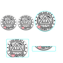 Load image into Gallery viewer, Get Well Soon Stocking Stuffers Gifts for Men Recovery Coins for 1 Year Sober Coin Gift Women Men AA Tokens One Day at a Fucking Time Coin Addiction Alcoholics Chemo Gifts Affirmation Gifts