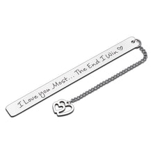 Load image into Gallery viewer, Husband Christmas Valentine's Gifts Bookmark from Wife Girlfriend Boyfriends Gifts Birthday Anniversary Bookmark Gifts for Her Him Husband Wife Men Couple Funny Wedding Engagement Gift Bookmark