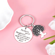 Load image into Gallery viewer, Father's Day Gift from Daughter Son to Dad Birthday Christmas Keychain Gifts for Daddy Stepdad Father To Be from Wife Kids I Love You Keyring for Men Him Papa Father Of The Bride Wedding Anniversary