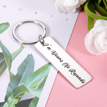 Load image into Gallery viewer, Couple Keychain Gifts for Boyfriend Birthday Wedding Anniversary Funny Gifts for Him Her Husband Fiance from Girlfriend Wife to Hubby Valentine Engagement Christmas Present for Groom Bride Women Men