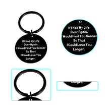 Load image into Gallery viewer, Valentines Day Gift Keychain for Boyfriend Husband from Girlfriend Wife Anniversary Birthday Wedding Keyring Gift for Couples Him Her Fiancé from Fiancée Christmas I Love You Gift for Women Men