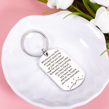 Load image into Gallery viewer, Inspirational Gift Keychain Gift for Women Men Encouragement Key Chain for Recovery Sobriety Anxiety Stress Relief Keyring for Family Friends Cancer Survivor After Surgery Graduation Birthday Keepsake