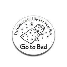 Load image into Gallery viewer, Funny Decision Destiny Flip Coin for Readers Chirsatams Stocking Stuffers for Booklovers Friend Girl Boy Decision Maker Coin for Reading Lover Valentines Birthday Gift for Women Men Writers Teachers