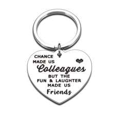 Load image into Gallery viewer, Coworker Leaving Gifts Keychain for Women Men Appreciation Goodby Keyring for Freinds Boss Colleagues Office Farewell Retirement Gifts for Leader Employees Birthday Christmas Stocking Stuffer