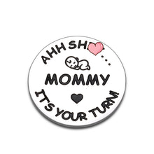 Load image into Gallery viewer, New Baby Gift for Dad Mom Decision Coins Funny New Parents Pregnancy Gift for First Time Daddy Mummy to be Christmas Birthday Baby Shower Father's Mother's Day Coin for Husband Wife Double-Sided