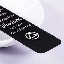 Load image into Gallery viewer, Sobriety Recovery AA Gifts Bookmark for Women Men Serenity Prayer Gift Christian Bookmark After Surgery Cancer Survivor Gifts Book Mark Inspirational Addiction Birthday Christmas Gifts for Friends