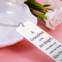 Load image into Gallery viewer, Gift for Grandma Christmas Mother's Day Gift Bookmark for Grandmother from Grandaughter Grandson Birthday Gifts for Grandma Nana Grammy Grandmother Gifts from Teens Kids New Grandma Gift Idea